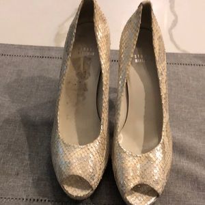 Stuart Weizman snakeskin shoes